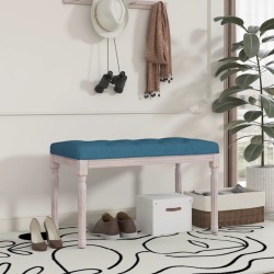 vidaXL Sitzbank Blau 80x40x49 cm Samt