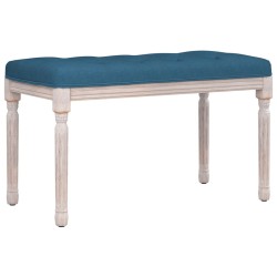 vidaXL Sitzbank Blau 80x40x49 cm Samt