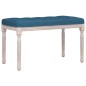 vidaXL Sitzbank Blau 80x40x49 cm Samt vidaXL Sitzbank Blau 80x40x49 cm Samt