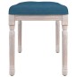 vidaXL Sitzbank Blau 80x40x49 cm Samt vidaXL Sitzbank Blau 80x40x49 cm Samt