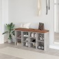 vidaXL Schuhbank Betongrau 103x30x48 cm Holzwerkstoff vidaXL Schuhbank Betongrau 103x30x48 cm Holzwerkstoff