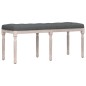 vidaXL Sitzbank Dunkelgrau 110x40x49 cm Stoff vidaXL Sitzbank Dunkelgrau 110x40x49 cm Stoff