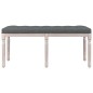 vidaXL Sitzbank Dunkelgrau 110x40x49 cm Stoff vidaXL Sitzbank Dunkelgrau 110x40x49 cm Stoff