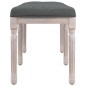 vidaXL Sitzbank Dunkelgrau 110x40x49 cm Stoff vidaXL Sitzbank Dunkelgrau 110x40x49 cm Stoff