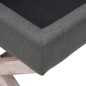 vidaXL Hocker mit Stauraum Dunkelgrau 110x45x49 cm Stoff vidaXL Hocker mit Stauraum Dunkelgrau 110x45x49 cm Stoff