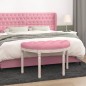 vidaXL Sitzbank Rosa 81,5x41x49 cm Samt vidaXL Sitzbank Rosa 81,5x41x49 cm Samt