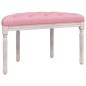 vidaXL Sitzbank Rosa 81,5x41x49 cm Samt vidaXL Sitzbank Rosa 81,5x41x49 cm Samt