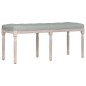 vidaXL Sitzbank Hellgrau 110x40x49 cm Samt vidaXL Sitzbank Hellgrau 110x40x49 cm Samt