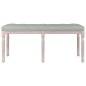 vidaXL Sitzbank Hellgrau 110x40x49 cm Samt vidaXL Sitzbank Hellgrau 110x40x49 cm Samt