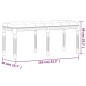 vidaXL Sitzbank Hellgrau 110x40x49 cm Samt vidaXL Sitzbank Hellgrau 110x40x49 cm Samt