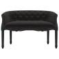 vidaXL Sitzbank Schwarz 98x56x69 cm Samt vidaXL Sitzbank Schwarz 98x56x69 cm Samt