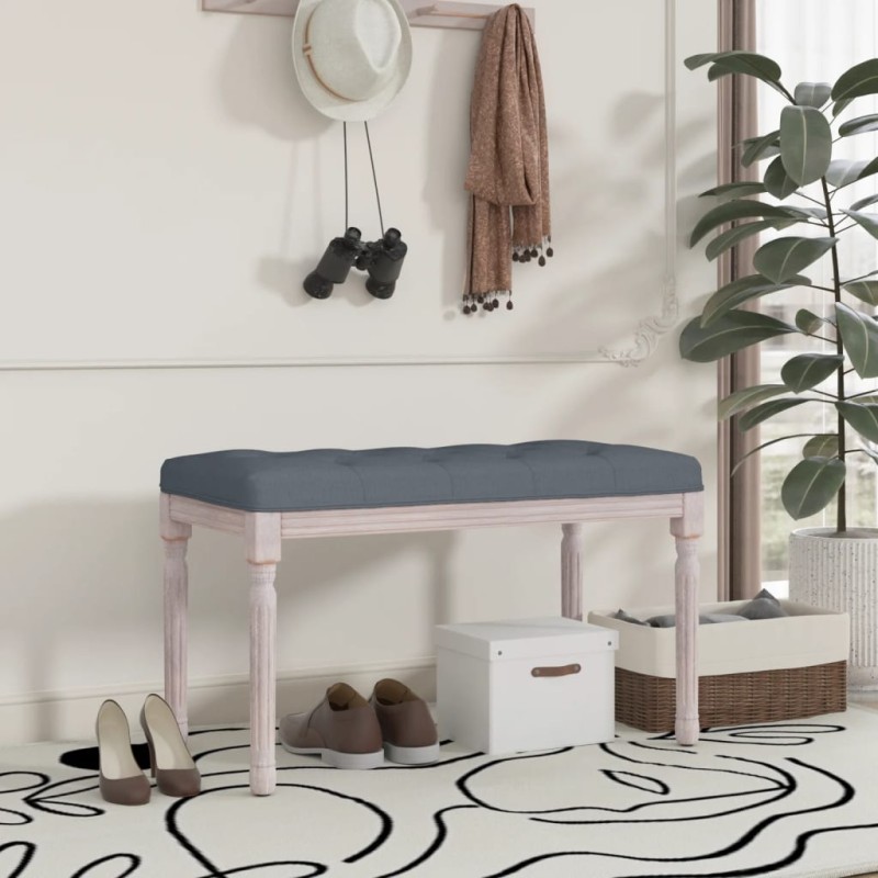 vidaXL Sitzbank Dunkelgrau 80x40x49 cm Samt vidaXL Sitzbank Dunkelgrau 80x40x49 cm Samt