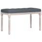vidaXL Sitzbank Dunkelgrau 80x40x49 cm Samt vidaXL Sitzbank Dunkelgrau 80x40x49 cm Samt