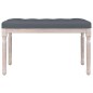 vidaXL Sitzbank Dunkelgrau 80x40x49 cm Samt vidaXL Sitzbank Dunkelgrau 80x40x49 cm Samt