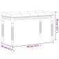 vidaXL Sitzbank Dunkelgrau 80x40x49 cm Samt vidaXL Sitzbank Dunkelgrau 80x40x49 cm Samt