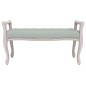 vidaXL Sitzbank Hellgrau 110x45x60 cm Samt vidaXL Sitzbank Hellgrau 110x45x60 cm Samt