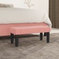 vidaXL Sitzbank Rosa 70x30x30 cm Samt vidaXL Sitzbank Rosa 70x30x30 cm Samt