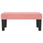 vidaXL Sitzbank Rosa 70x30x30 cm Samt vidaXL Sitzbank Rosa 70x30x30 cm Samt
