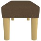 vidaXL Sitzbank Dunkelbraun 100x30x30 cm Stoff vidaXL Sitzbank Dunkelbraun 100x30x30 cm Stoff