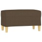 vidaXL Sitzbank Braun 70x35x41 cm Stoff vidaXL Sitzbank Braun 70x35x41 cm Stoff