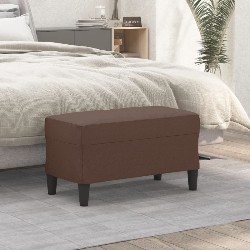 vidaXL Sitzbank Braun 70x35x41 cm Kunstleder vidaXL Sitzbank Braun 70x35x41 cm Kunstleder