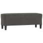 vidaXL Sitzbank Dunkelgrau 100x35x41 cm Samt vidaXL Sitzbank Dunkelgrau 100x35x41 cm Samt