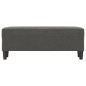 vidaXL Sitzbank Dunkelgrau 100x35x41 cm Samt vidaXL Sitzbank Dunkelgrau 100x35x41 cm Samt