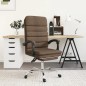 vidaXL Bürostuhl mit Massagefunktion Braun Stoff vidaXL Bürostuhl mit Massagefunktion Braun Stoff