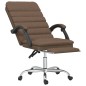 vidaXL Bürostuhl mit Massagefunktion Braun Stoff vidaXL Bürostuhl mit Massagefunktion Braun Stoff