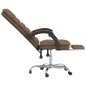 vidaXL Bürostuhl mit Massagefunktion Braun Stoff vidaXL Bürostuhl mit Massagefunktion Braun Stoff