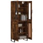 vidaXL Highboard Räuchereiche 69,5x34x180 cm Holzwerkstoff vidaXL Highboard Räuchereiche 69,5x34x180 cm Holzwerkstoff