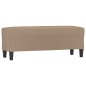 vidaXL Sitzbank Cappuccino-Braun 100x35x41 cm Kunstleder vidaXL Sitzbank Cappuccino-Braun 100x35x41 cm Kunstleder
