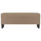 vidaXL Sitzbank Cappuccino-Braun 100x35x41 cm Kunstleder vidaXL Sitzbank Cappuccino-Braun 100x35x41 cm Kunstleder