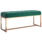 vidaXL Sitzbank Dunkelgrün 110x36x45 cm Samt vidaXL Sitzbank Dunkelgrün 110x36x45 cm Samt