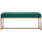 vidaXL Sitzbank Dunkelgrün 110x36x45 cm Samt vidaXL Sitzbank Dunkelgrün 110x36x45 cm Samt
