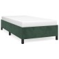 Bettgestell Dunkelgrün 100x200 cm Samt Bettgestell Dunkelgrün 100x200 cm Samt