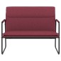 vidaXL Sitzbank Weinrot 100x64x80 cm Stoff vidaXL Sitzbank Weinrot 100x64x80 cm Stoff