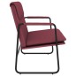 vidaXL Sitzbank Weinrot 100x64x80 cm Stoff vidaXL Sitzbank Weinrot 100x64x80 cm Stoff