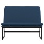 vidaXL Sitzbank Blau 100x75x76 cm Stoff vidaXL Sitzbank Blau 100x75x76 cm Stoff