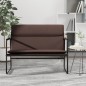 vidaXL Sitzbank Braun 100x64x80 cm Kunstleder vidaXL Sitzbank Braun 100x64x80 cm Kunstleder