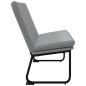 vidaXL Sitzbank Hellgrau 100x75x76 cm Stoff vidaXL Sitzbank Hellgrau 100x75x76 cm Stoff