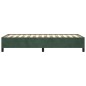 Bettgestell Dunkelgrün 100x200 cm Samt Bettgestell Dunkelgrün 100x200 cm Samt