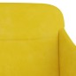 vidaXL Sitzbank Gelb 110x76x80 cm Samt vidaXL Sitzbank Gelb 110x76x80 cm Samt