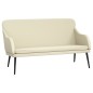 vidaXL Sitzbank Creme 110x76x80 cm Kunstleder vidaXL Sitzbank Creme 110x76x80 cm Kunstleder