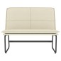 vidaXL Sitzbank Creme 100x75x76 cm Kunstleder vidaXL Sitzbank Creme 100x75x76 cm Kunstleder