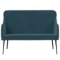 vidaXL Sitzbank Blau 110x76x80 cm Samt vidaXL Sitzbank Blau 110x76x80 cm Samt