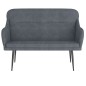 vidaXL Sitzbank Dunkelgrau 110x76x80 cm Samt vidaXL Sitzbank Dunkelgrau 110x76x80 cm Samt