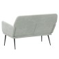 vidaXL Sitzbank Hellgrau 108x79x79 cm Samt vidaXL Sitzbank Hellgrau 108x79x79 cm Samt