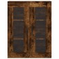 vidaXL Highboard Räuchereiche 69,5x34x180 cm Holzwerkstoff vidaXL Highboard Räuchereiche 69,5x34x180 cm Holzwerkstoff