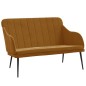 vidaXL Sitzbank Braun 110x76x80 cm Samt vidaXL Sitzbank Braun 110x76x80 cm Samt